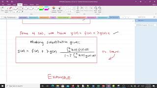 Method for solving a Fredholms Integral Equation with a separable kernel Lesson 3 [upl. by Assylem]