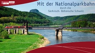 Mit der Nationalparkbahn durch die SächsischBöhmische Schweiz [upl. by Airamanna353]