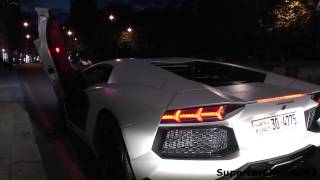 Arab Lamborghini Aventador DOOR FAIL amp PULLED OVER BY POLICE [upl. by Londoner170]