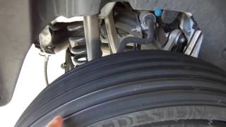 Inflating GLK Flat Spare Tire [upl. by Atinrahs]