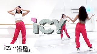 PRACTICE ITZY  ICY  Dance Tutorial  SLOWED  MIRRORED [upl. by Navad]