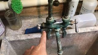 Fixing A Leaking Utility Sink Faucet [upl. by Henricks]