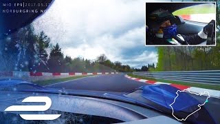 NIO EP9 Electric Supercar Breaks Nurburgring Lap Record  Full Onboard  064590 [upl. by Ahsika]