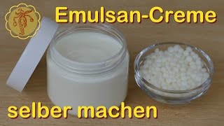 EmulsanCreme selber machen  Grundrezept [upl. by Schonthal]