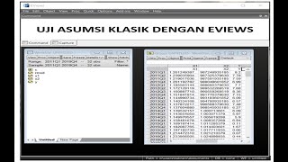 Uji Asumsi Klasik dengan Eviews [upl. by Beverlie200]