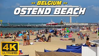 Oostende strand  Ostend beach Belgium [upl. by Inalial]