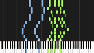 Modest Mussorgsky  Pictures at an Exhibition Promenade Piano Tutorial Synthesia [upl. by Olodort33]