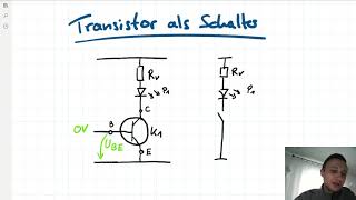 Der Transistor als Schalter  Technik [upl. by Myrlene]