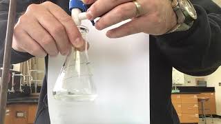 Vitamin C Titration with Iodine Starch indicator [upl. by Zetnahs]