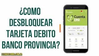 ¿Cómo hacer blanqueo de PIN Banco Provincia Bloqueo la Tarjeta de Debito [upl. by Daye]