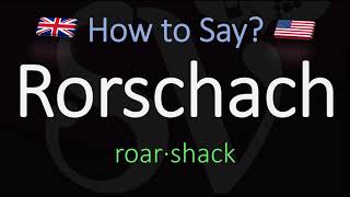 How to Pronounce Rorschach CORRECTLY Meaning amp Pronunciation [upl. by Trella569]