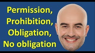 Permission Prohibition Obligation No obligation  Modal Verbs en INGLÉS [upl. by Yeldahc]