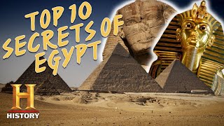 TOP 10 SECRETS OF ANCIENT EGYPT  History [upl. by Alleira]