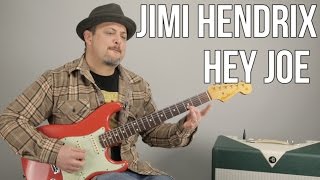 Jimi Hendrix Hey Joe Guitar Lesson  Tutorial [upl. by Nevear799]