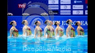 Nuoto Sincronizzato  Europeo 2019  Squadra Tecnica Italia [upl. by Enibas]