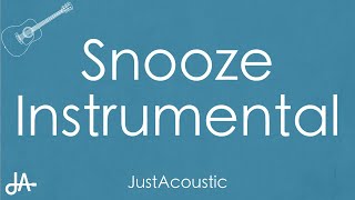 Snooze  SZA Acoustic Instrumental [upl. by Agn315]