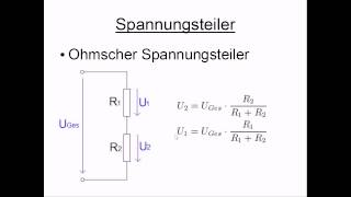 Spannungsteiler [upl. by Eaj]