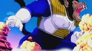 DBZ Remastered  Vegeta Transforms into Oozaru 1080p HD [upl. by Ammon]