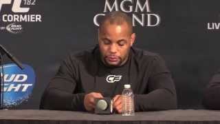 UFC 182 Video An Emotional Daniel Cormier Breaks Down His Loss to Jon Jones [upl. by Ahsyt]