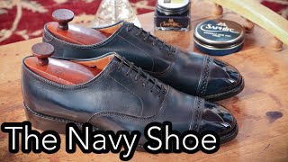 THE NAVY DRESS SHOE UNDERRATED YET ELEGANT [upl. by Constantia]