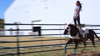 Haley Ganzel A Trick Riding Legacy [upl. by Aivatnohs]