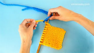 How to Add a New Ball of Yarn  Five Ways [upl. by Sihon711]