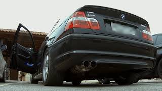 BMW E46 Eisenmann Sport Exhaust  Cold Startup and Acceleration [upl. by Yeniffit]