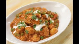 Mushroom Matar Masala  Sanjeev Kapoor Khazana [upl. by Ettesel325]