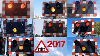 UK Level Crossings 2017 [upl. by Suoinuj]