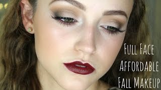 ALL Drugstore Fall Makeup Tutorial [upl. by Meave]