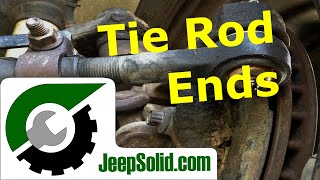 Tie rod replacement Jeep Wrangler tie rods [upl. by Gelb318]