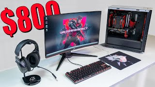 800 FULL PC Gaming Setup Guide With Upgrade Options [upl. by Elysia]