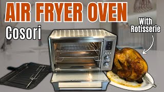 Cosori Air Fryer Toaster Oven with Rotisserie  FULL Review amp Setup [upl. by Mariquilla]