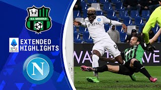 Sassuolo vs Napoli Extended Highlights  Serie A  CBS Sports Golazo [upl. by Atteram]