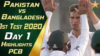 Pakistan vs Bangladesh 2020  Full Highlights Day 1  1st Test Match  PCB [upl. by Mloclam]