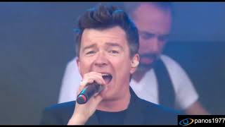 Rick Astley  Never Gonna Give You Up LIVE [upl. by Esinrahs]