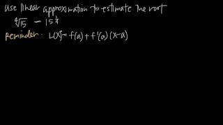 ESTIMATE THE ROOT with linear approximation KristaKingMath [upl. by Auhsuj635]