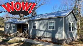 Shed to House Tour  Im TOTALLY BLOWN AWAY by this custom build Tiny House Tour [upl. by Alejandrina499]