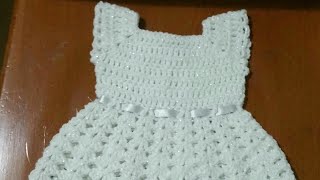 Vestito neonata uncinetto crochet vest [upl. by Joscelin936]