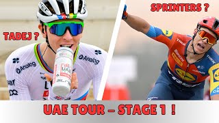 UAE Tour  STAGE 1  Welcome to 2025 Tadej Pogačar [upl. by Phillada]