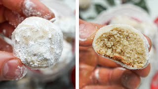 Keto Snowball Cookies JUST 1 NET CARB  Mexican Wedding Cookies Russian Tea Cookies for keto [upl. by Rehpotsihc961]