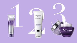 ANEW Platinum Skincare Regimen  Avon [upl. by Sylas]