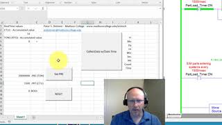 Read and Write Data in MS Excel using RSLinx to and from ControlLogix [upl. by Michella]