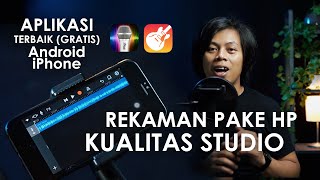 CARA REKAM SUARA DI HP  HASIL SEBAGUS REKAMAN STUDIO iPhoneAndroid [upl. by Ardys63]