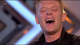 Aidan Martin EMOTIONAL Original Song quotPunchlinequot and Has the Judges in TEARS on X Factor UK [upl. by Nossyla]