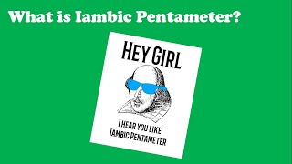 Iambic Pentameter Shakespeares Secret Weapon [upl. by Eednak]