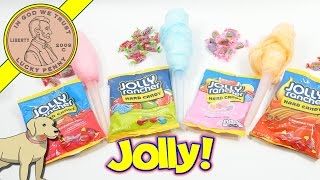 Jolly Rancher Cotton Candy Spinning 4 Tasty Flavors [upl. by Hehre]