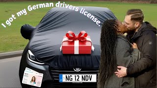 I finally got my German drivers license  Exciting gift from hubby  Baby number 1 [upl. by Esekram]