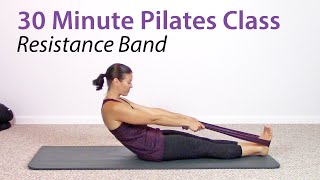 30 Minute at Home Pilates Workout with a Resistance Band [upl. by Froemming63]