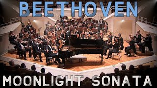 Beethoven  Moonlight Sonata  Berliner Philharmonie  Piano amp Orchestra [upl. by Auqinom909]